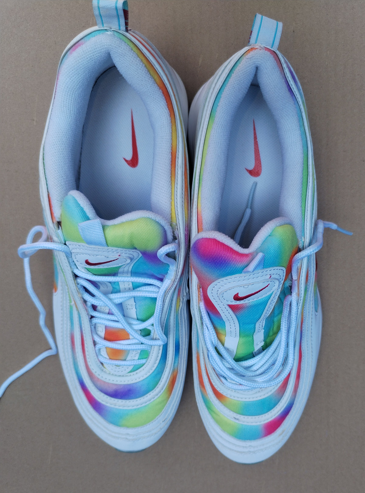 Nike Air Max 97 Tie-Dye - vista superior par
