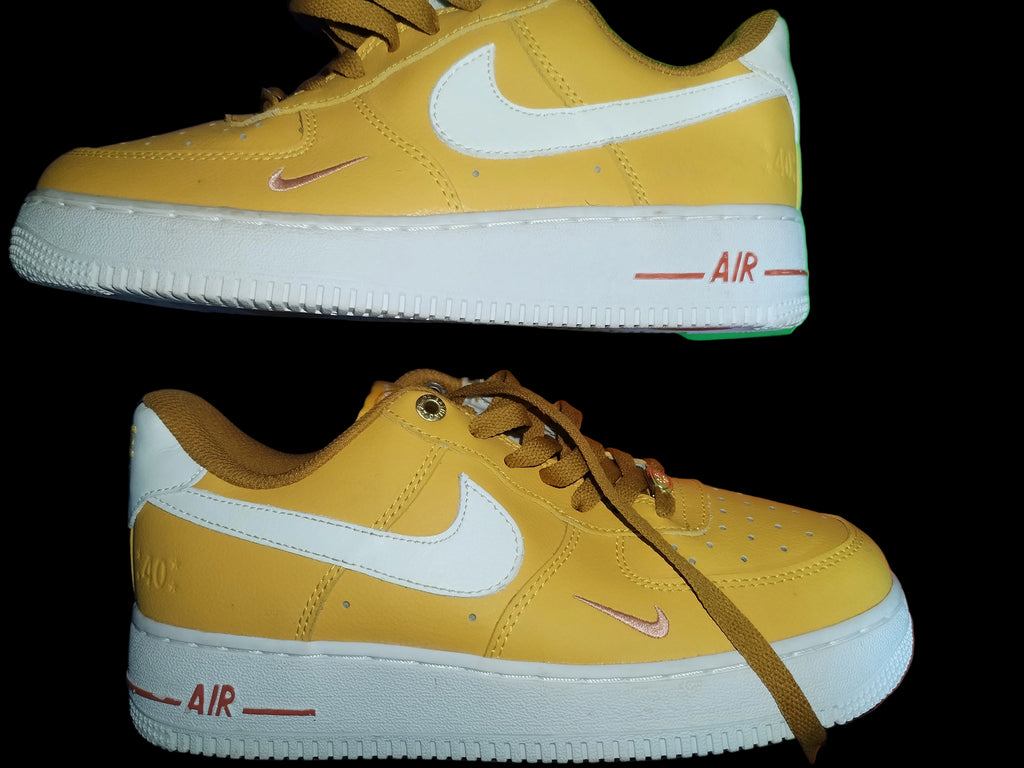 Nike Air Force 1 '07 Wheat Gold White 40th Anniversary
