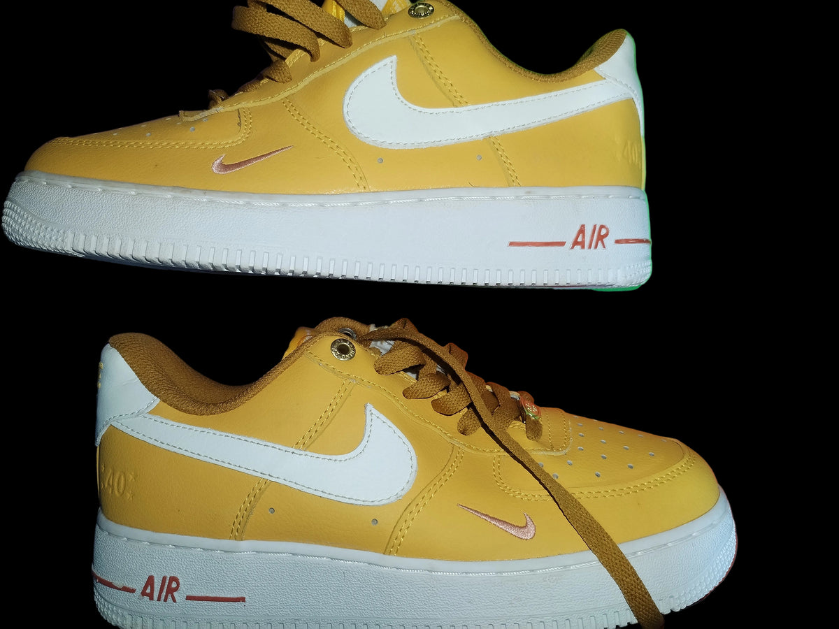 Nike Air Force 1 '07 Wheat Gold White 40th Anniversary