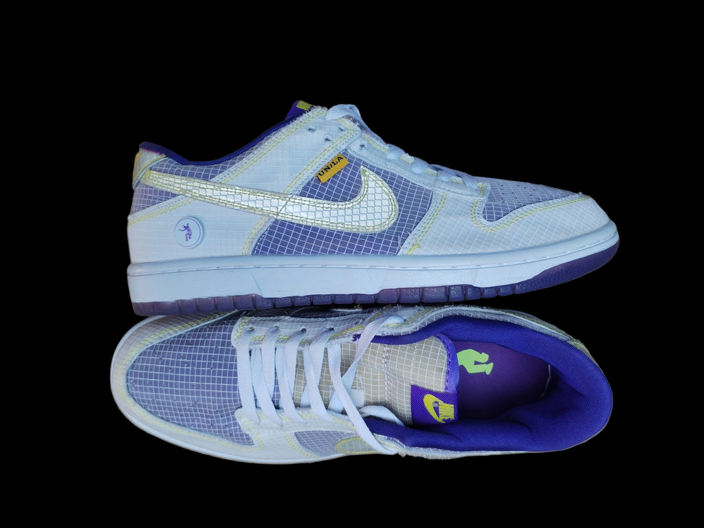 Nike Dunk Low Union LA Court Purple vista lateral y superior par