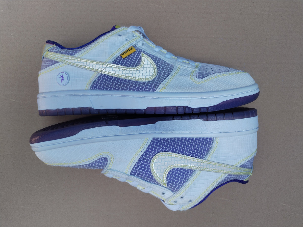 Nike Dunk Low Union LA Court Purple vista lateral con suela