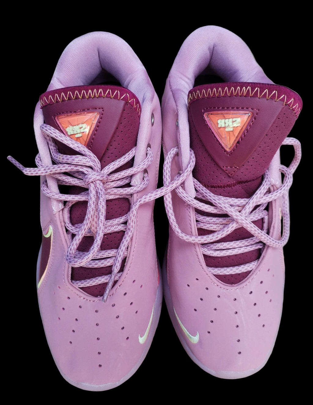 Nike LeBron XXI Purple Rain - Vista frontal superior